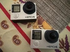 Lot of 2 GoPro Hero4 Camcorder with Accessories - No SD Cards - Bin 4