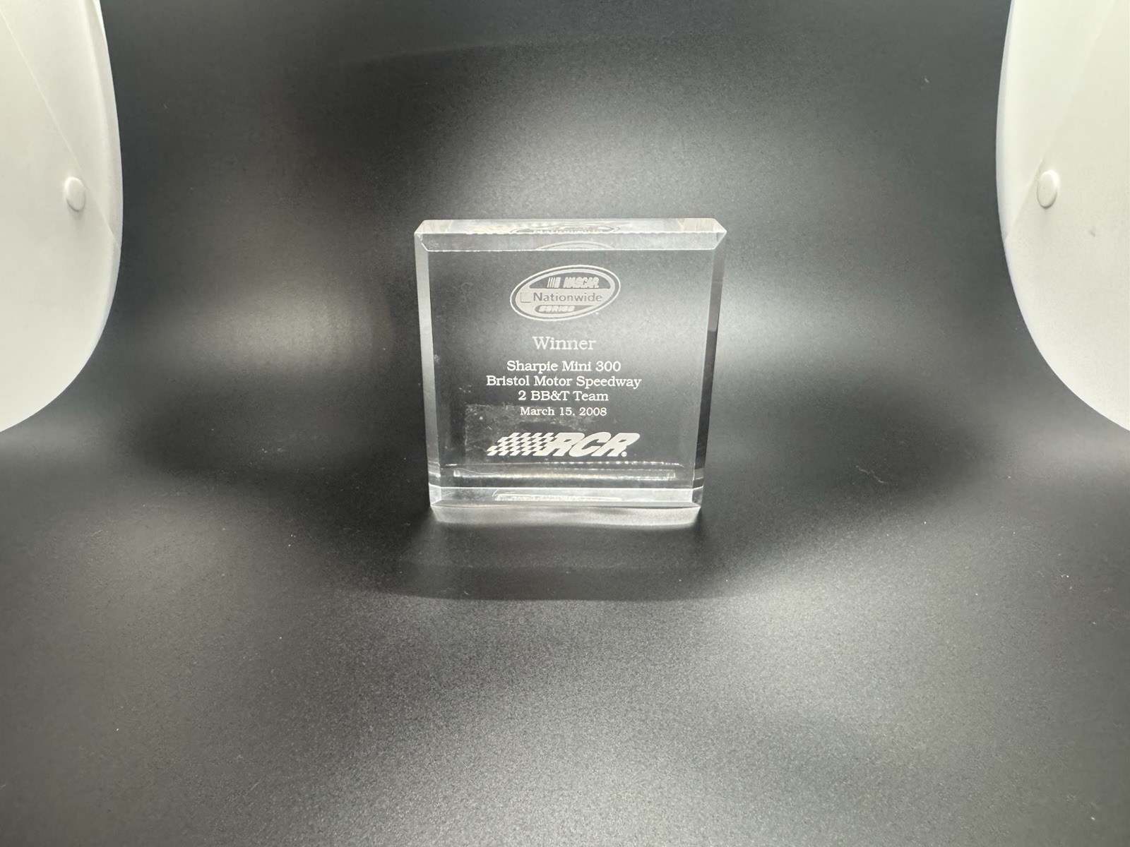 RCR Team Trophy from Clint Bowyer Bristol Win 03 15 08/87 Richard Childress Auto