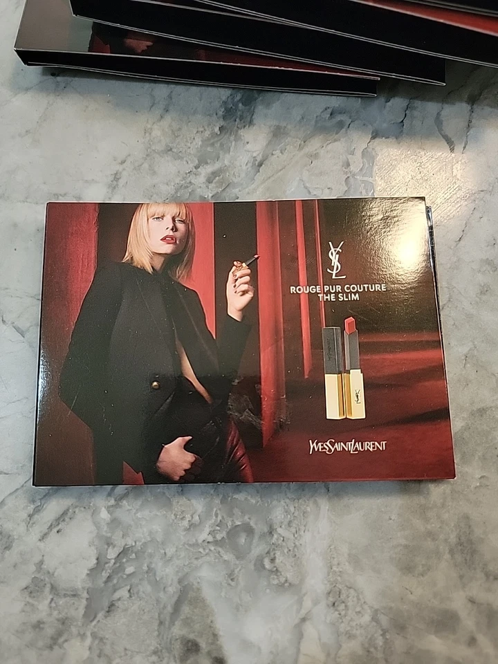 Lote 5 x YSL Rouge The Slim THE PINKS 4 tarjetas de muestra - N4, 8, 16, 24 Foto 2 de 4
