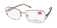 Lot of 10 New Madison Avenue Optical Frames Shiny Pink Brown 52-16-135