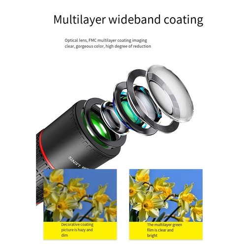 T��l��objectif Haute Performance 22X avec Tr��pied Compatible avec Pour Smartpho - Photo 2 sur 11