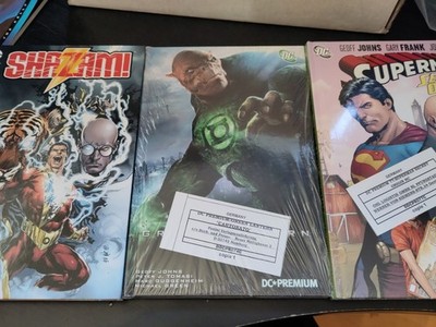 2 PANINI DC PREMIUM HARDCOVER HC 74 77 85 SUPERMAN GREEN LANTERN SHAZAM 222 444