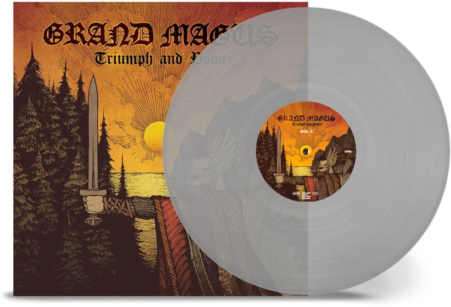 Grand Magus Triumph and Power (10th Anniversary Transparent Crystal Vinyl) LP