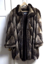 Vintage Muskrat Fur Jacket Coat Very Soft  KW