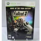 Fallout 3 Game of the Year GOTY - Xbox 360 - CIB - Slipcover 2 Discs Manual