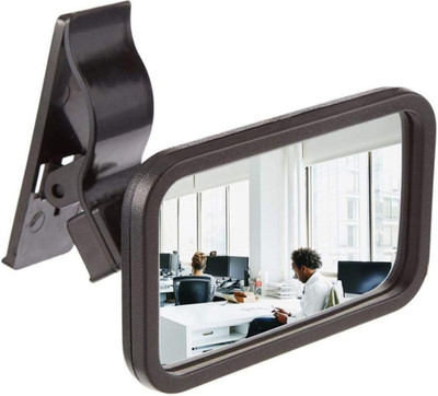 Clip-On Rear View Mirror for PC Monitors or Anywhere by  (1 Pack)