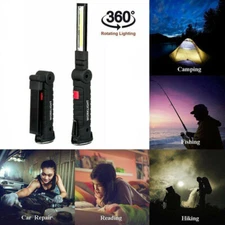 2PACK NEW COB LED Work Light Mechanic Flashlight Inspection Lamp Hand Torch USA