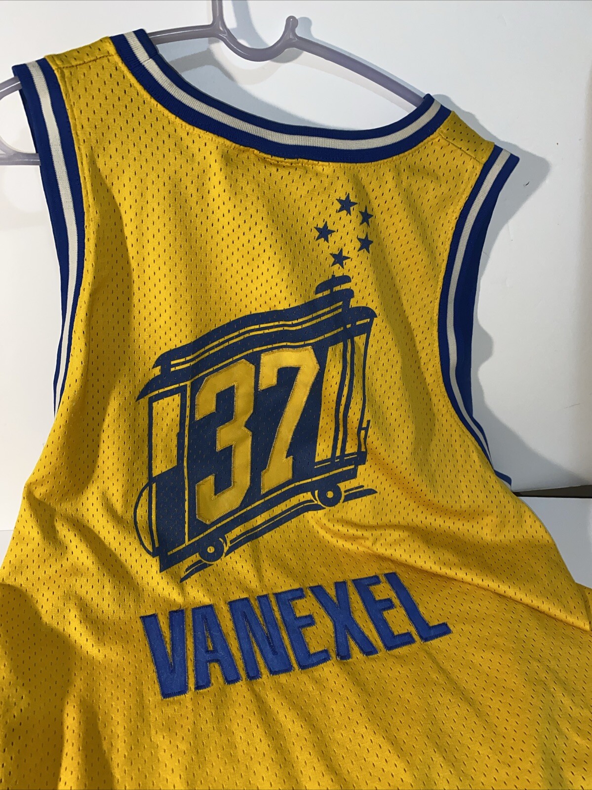 Vintage NIKE Team Nick Van Exel #37 Golden State Warriors The City Jersey XXL +2