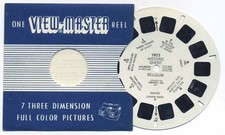 Historic GHENT GENT Belgium 1953 Belgian-made View-Master Single Reel 1953