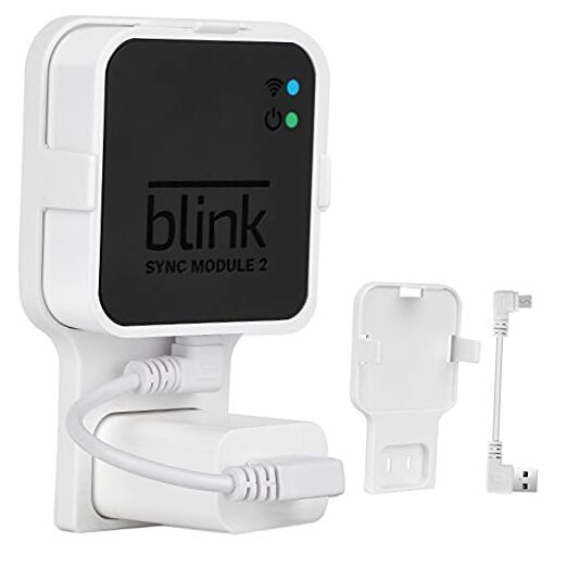 Outlet Wall Mount for Blink Sync Module 2, Mounting Bracket Holder with Short-image