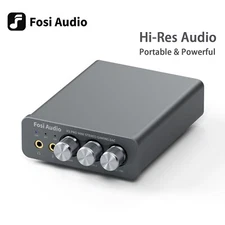 Fosi Audio K5 Pro DAC Headphone Amp HiFi Stereo High Power Output for Gaming Mic