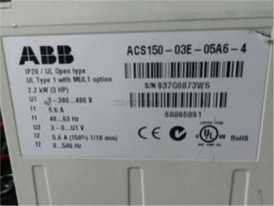 Used 1Pcs Inverter ACS355-03E-04A1-4 380V 1.5KW Abb Plc Module io