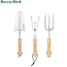 Berry&Bird 3PCS Garden Tools Hand Trowel Weed Fork&Three Claws Hand Tool Kits