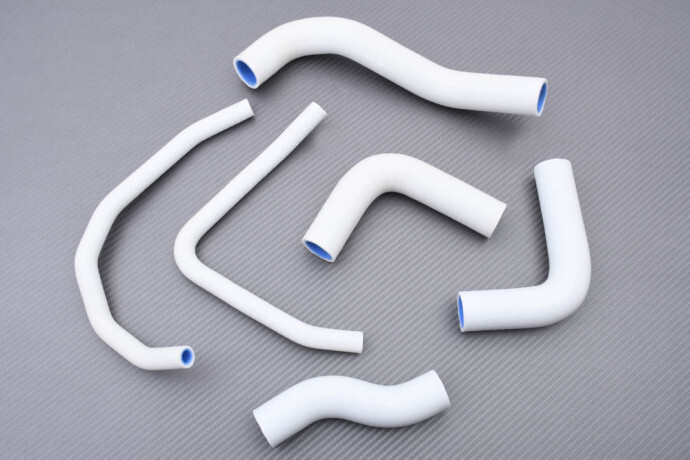 Kit tuyaux de radiateur blanc pour moto Kawasaki Z1000 de 2003 à 2006
