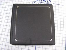 CREATIVE MEMORIES 12 X 12 Scrapbook with 27 pages protectors - Black Embossed