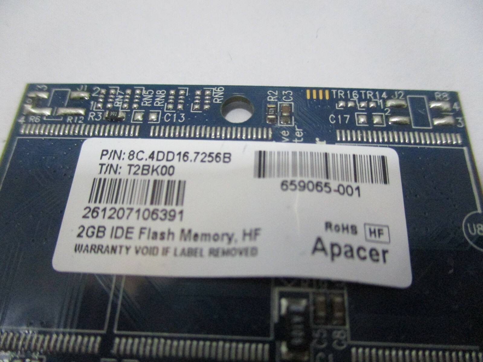 2gb Apacer T2bk00 44 Pin IDE Flash Module 8c.4dd16.7256b for sale ...