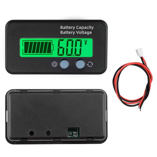 12V 24V 48V Battery Capacity LCD Digital Indicator Monitor Voltage Meter Gauge - Picture 26 of 27