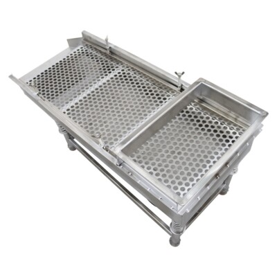 Stainless Straight Linear Vibrating Screen Vibrating Sieve 12MM Sifter Shaker