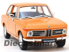 WELLY 1:24 BMW 2002 Ti DIECAST MODEL CAR ORANGE 24053 NEW IN BOX