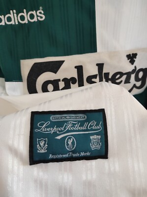 Maillot Liverpool 1995-1996 – Carlsberg – Taille XL – Vintage – Sans Marque