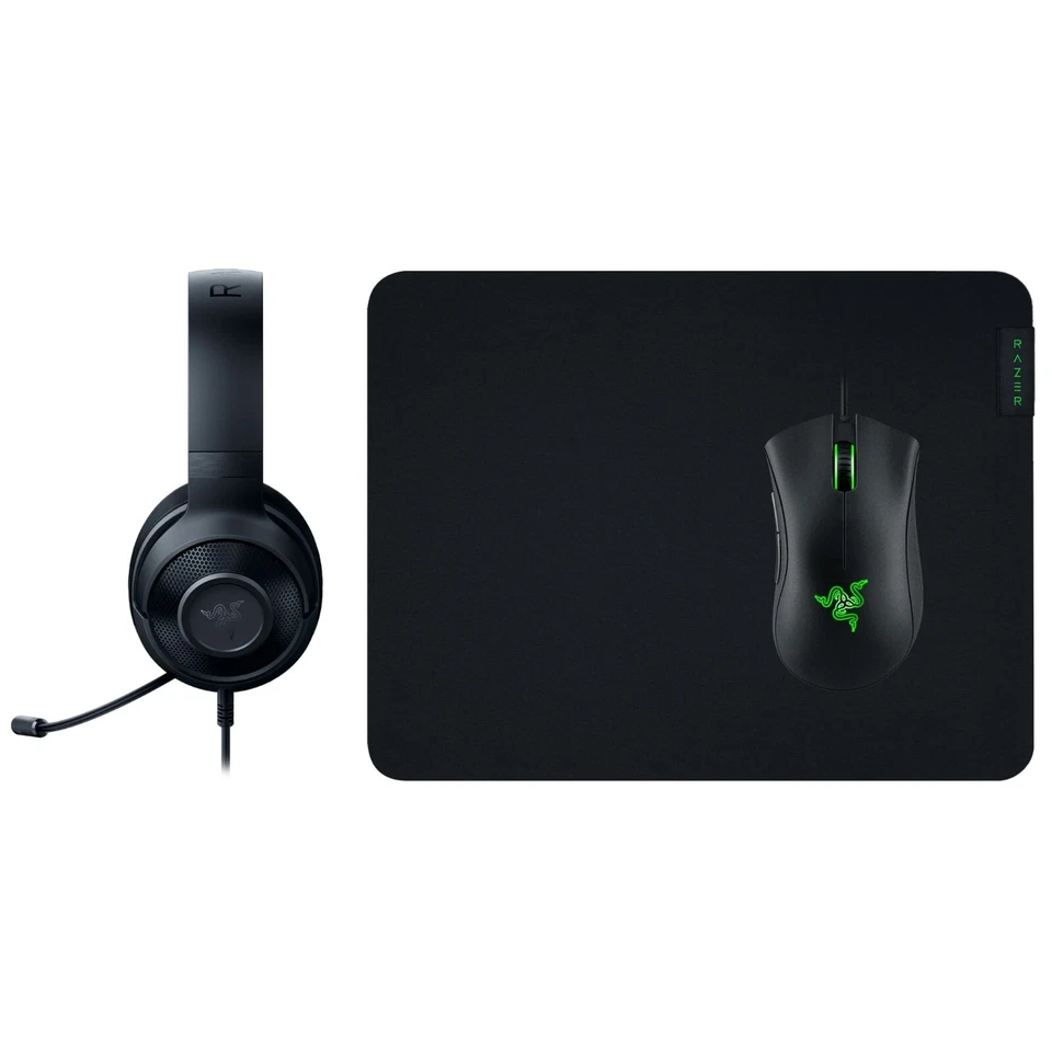 Razer Next Level Gaming Bundle - Wired Headset, Mouse & Medium Mouse Mat - NEW!! - Image 2 of 4
