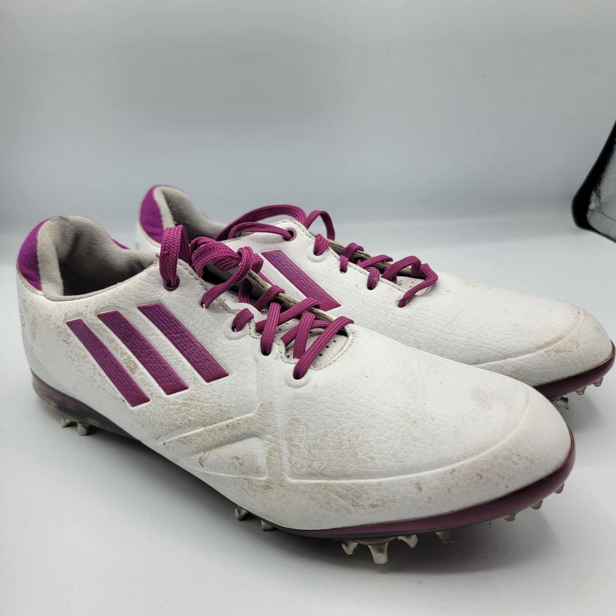 Adidas Adizero Women s Size 6.5 Tour Soft Spike Golf Shoes White