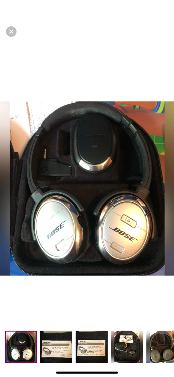 Bose QuietComfort 3 Acoustic Noise Cancelling Headphones