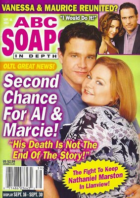 ABC SOAPS IN DEPTH Sept. 30 2003 Nathaniel Marston Kathy Brier One Life to Live