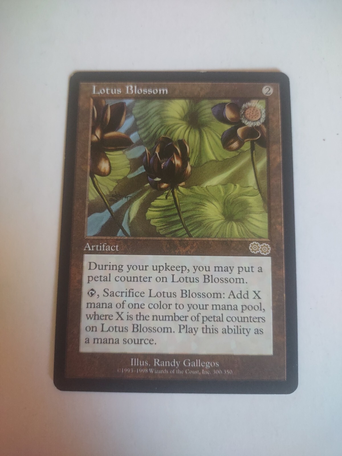 MTG-Magic the Gathering- Lotus Blossom - Urza's Saga- NM