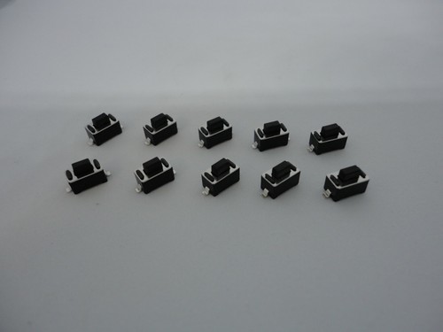 Aexit 3Pcs 6mmx6mmx5mm Panel PCB Momentary Tactile