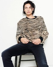 Lnwot R13 Sheared Fur Sweatshirt, Size Small, Org $1950