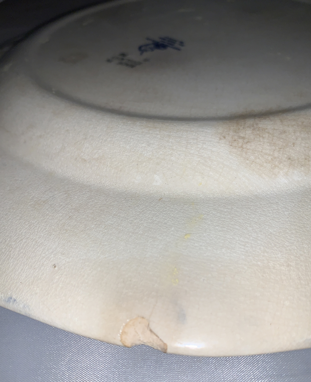 Wedgwood England Blue and White 11" Thanksgiving Turkey Dinner Plates