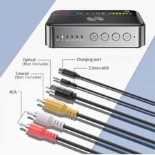 NFC Bluetooth Audio Receiver/Transmitter Fr Speaker/TV/Amplifier AUX/RCA/Optical