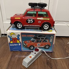 VINTAGE MISTER P M18 AUSTIN MINI 1000 GTI COOPER RALLY R/C GREEK USED RARE BOX