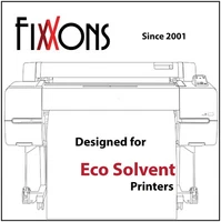 Fixxons Crystal Clear Display Film for Roland Eco Solvent Printers 36" x 100'