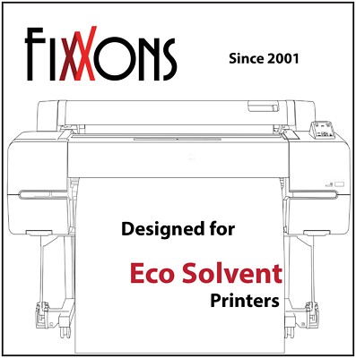 Fixxons Crystal Clear Display Film for Roland Eco Solvent Printers 36'' x 100'