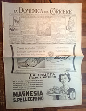 Pubblicita' Orologi Tissot -Anni 50 da La Domenica del Corriere-N.4351