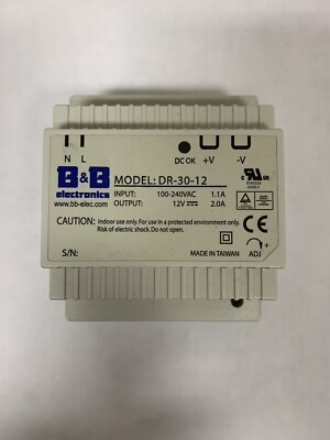 B&B Electronics 12v Power Supply | eBay