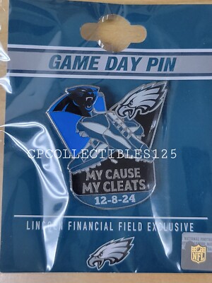 Carolina Panthers VS PHILADELPHIA EAGLES Game day Pin 12/8/2024 NEW