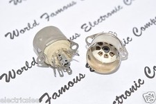 1pcs - 7 Pin Mini Ceramic Vacuum Tube Socket - NOS, High-Quality