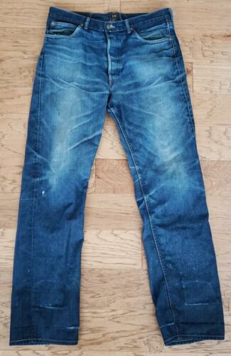 Rare 1953 LEE 101B Japan RP Selvedge Rockabilly Western Jeans !! 37×32.5 LVC  - Picture 1 of 13