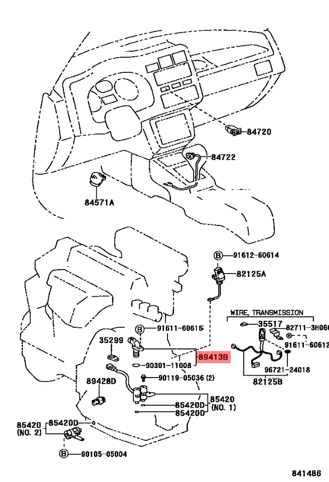 Sensor de velocidad del vehículo Toyota Lexus genuino nuevo RX330/350 ES330 Foto 4 de 4
