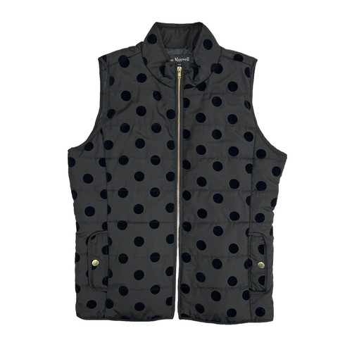 Veste Blazer Randy Kemper Noir à Pois - Taille 6, Coton, Comme Neuve Pour Bureau