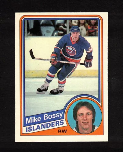 1984-85 MIKE BOSSY #122 NM-MT+ OPC * Islanders HALL OF FAME Star NHL Hockey Card
