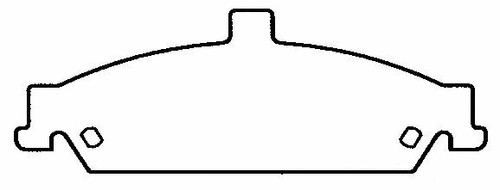 SMD752H Front Semi-Metallic Brake Pads+Hardware - Bild 6 von 8