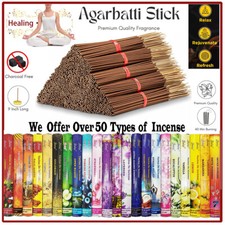Huge Selection Natural Incense Sticks - Satya Nag Champa Various Flavours Scents