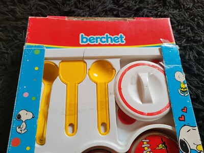 JOUET BERCHET MÉNAGÈRE métal vintage 1970 dinette casserole orange JOUET BERCHET MÉNAGÈRE métal vintage 1970 dinette casserole orange