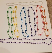 8 Childrens Necklaces multi colored