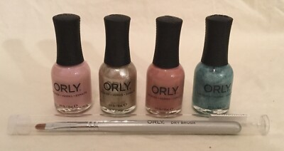 Set Of 4 Orly New Nailpolish And New Dry Brush