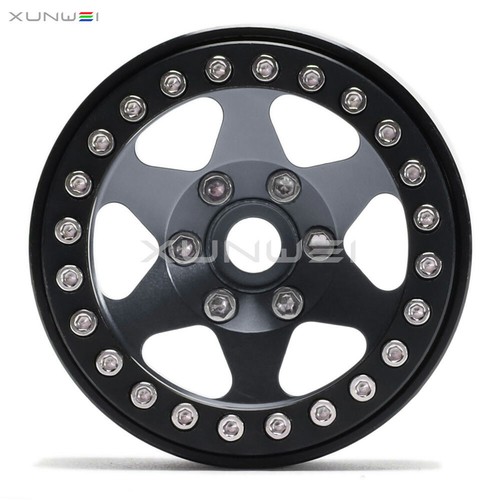 1.9" Alloy 6-Spoke Beadlock Wheel Rim for 1/10th RC Crawler Truck SUV Tamiya HPI - Picture 45 of 45
